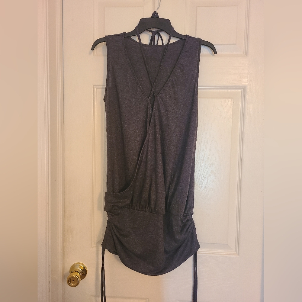 Gray Long Top